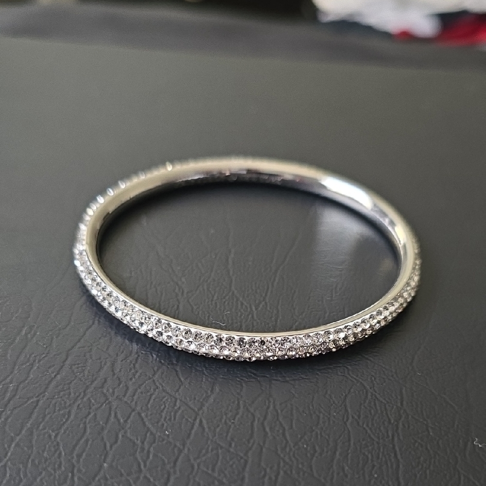 Kate Spade Elegant Silver Bangle Bracelet